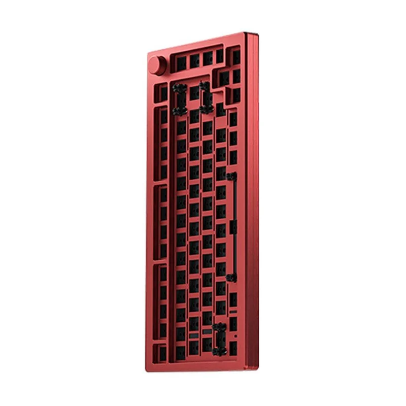 Akko MOD007 V2 RGB Hot-Swappable Mechanical Keyboard DIY Kit with Gasket Mount Structure (Red)