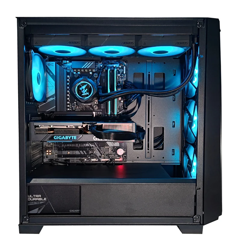 Optima C301G Black Desktop Gaming PC | AMD Ryzen 9 7900 | 32 GB RAM | 1 TB SSD | RTX 4070 OC | Windows 11 Pro