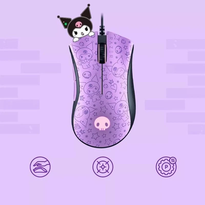 Razer x Sanrio Kuromi DeathAdder Essential Gaming Mouse & Mousepad Bundle