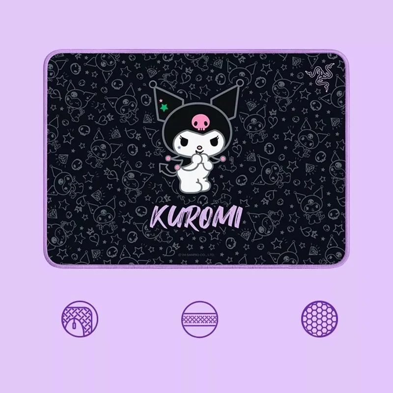 Razer x Sanrio Kuromi DeathAdder Essential Gaming Mouse & Mousepad Bundle