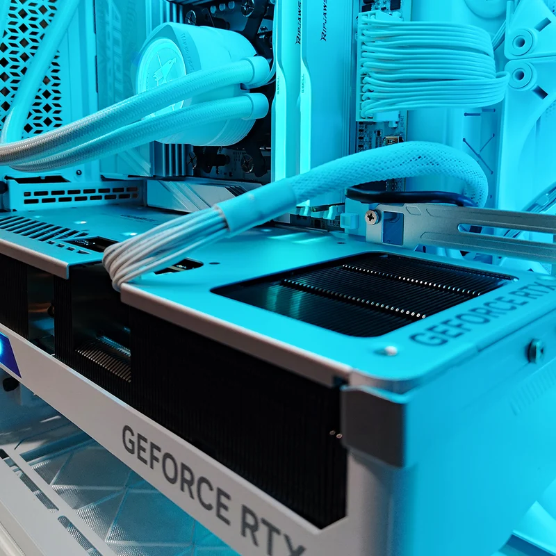 Ultra Magniumgear Neo Qube 2 White Desktop Gaming PC | AMD Ryzen 9 9900X | 64 GB RAM | 2 TB SSD | RTX 4080 Super | Windows 11 Pro
