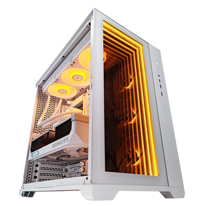 Ultra Magniumgear Neo Qube 2 White Desktop Gaming PC | AMD Ryzen 9 9900X | 64 GB RAM | 2 TB SSD | RTX 4080 Super | Windows 11 Pro