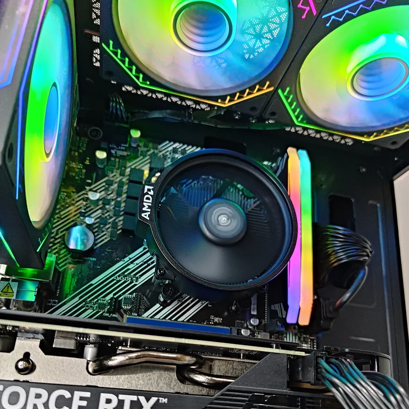 Alpha Reyna Black Desktop Gaming PC | AMD Ryzen 5 5600 | 16GB RAM | 512GB SSD | RTX 4060 | Windows 11 Pro