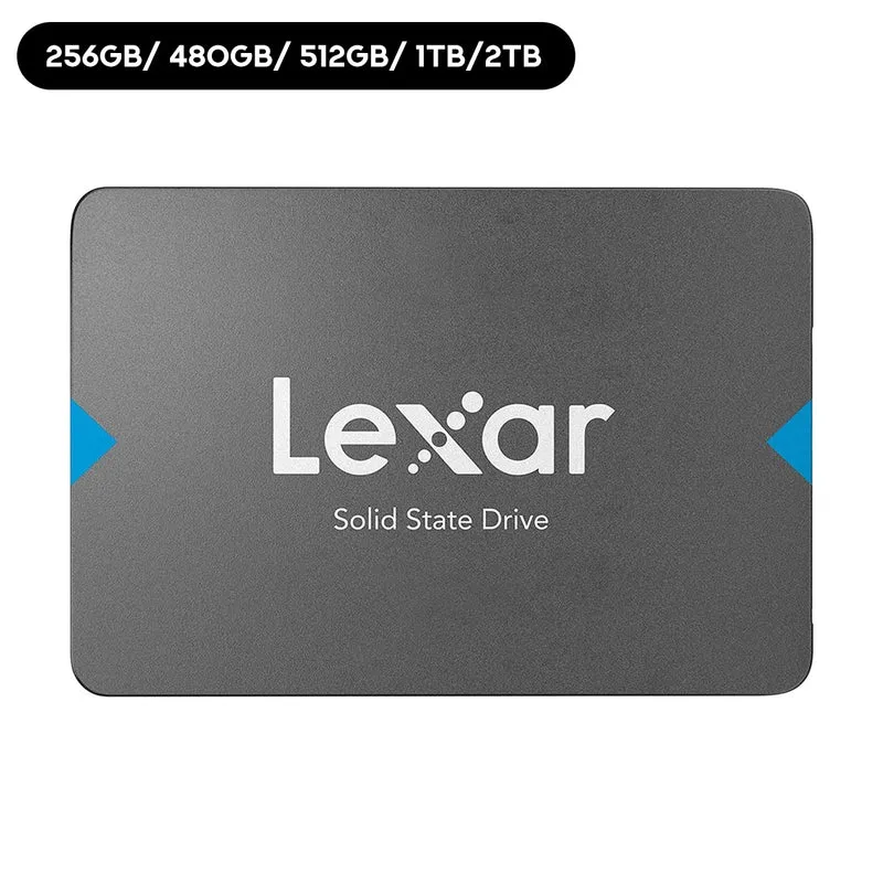 Lexar NQ100 2.5 SATA III 6Gb/s 550MB/s Read SSD (256GB, 480GB, 512GB, 1TB, 2TB)