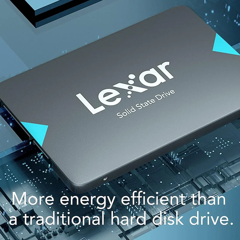 Lexar NQ100 2.5 SATA III 6Gb/s 550MB/s Read SSD (256GB, 480GB, 512GB, 1TB, 2TB)