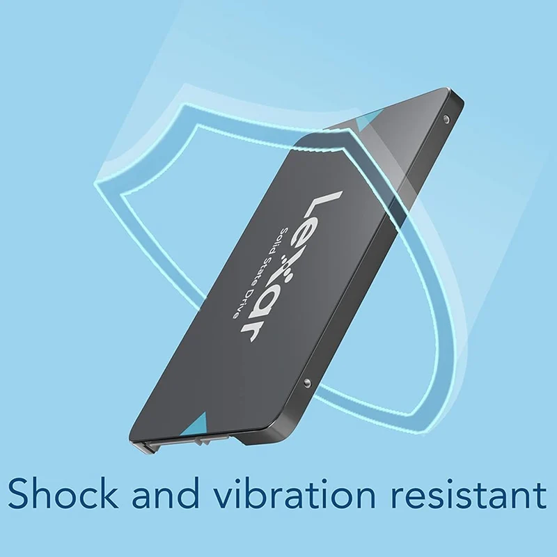 Lexar NQ100 2.5 SATA III 6Gb/s 550MB/s Read SSD (256GB, 480GB, 512GB, 1TB, 2TB)
