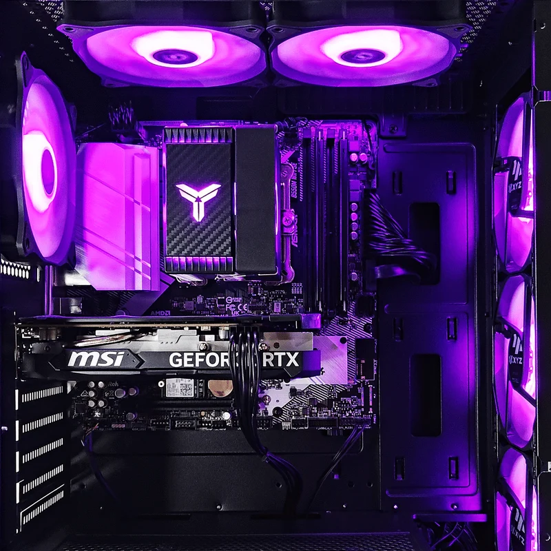 Alpha Airone 100 X Black Desktop Gaming PC | AMD Ryzen 5 5600 | 16GB RAM | 512GB SSD | RTX 4060 | Windows 11 Pro