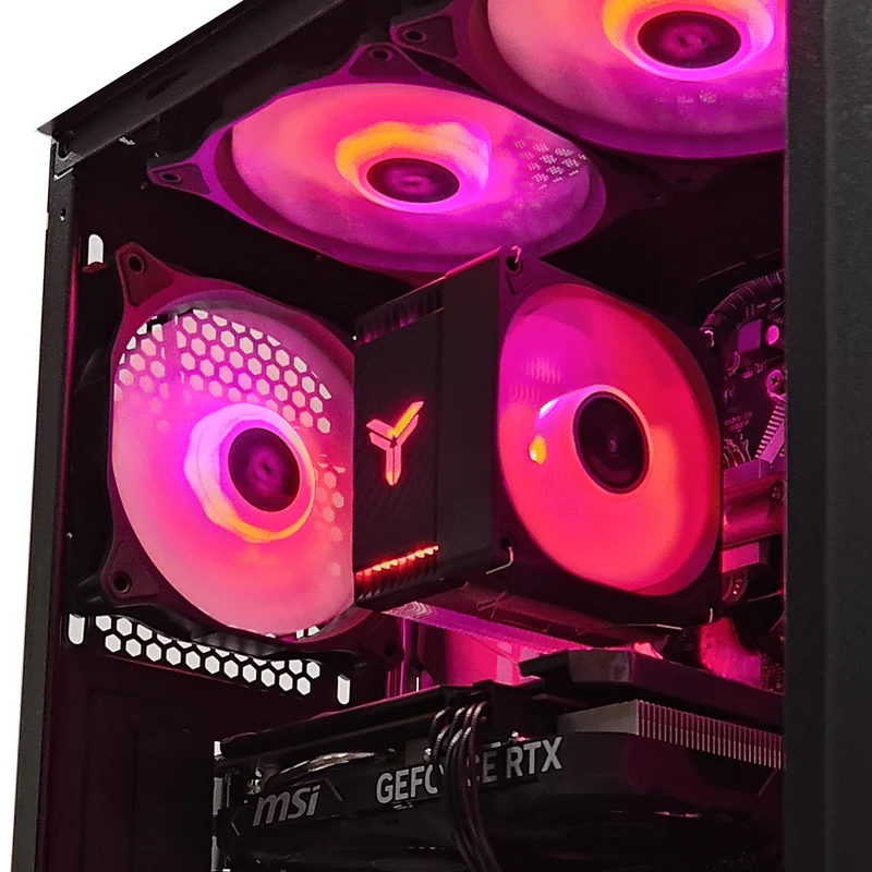 Alpha Airone 100 X Black Desktop Gaming PC | AMD Ryzen 5 5600 | 16GB RAM | 512GB SSD | RTX 4060 | Windows 11 Pro