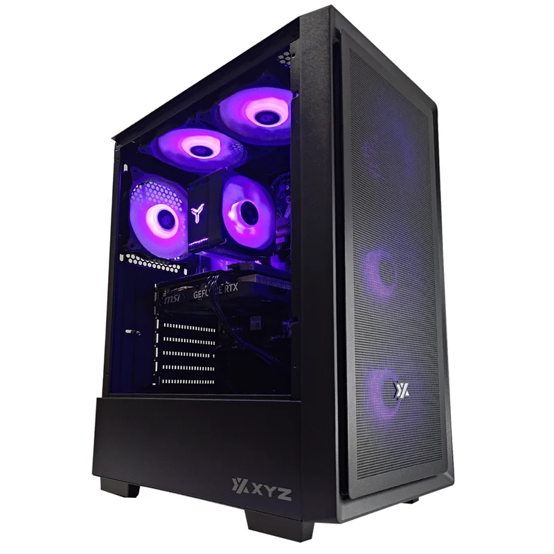 Alpha Airone 100 X Black Desktop Gaming PC | AMD Ryzen 5 5600 | 16GB RAM | 512GB SSD | RTX 4060 | Windows 11 Pro
