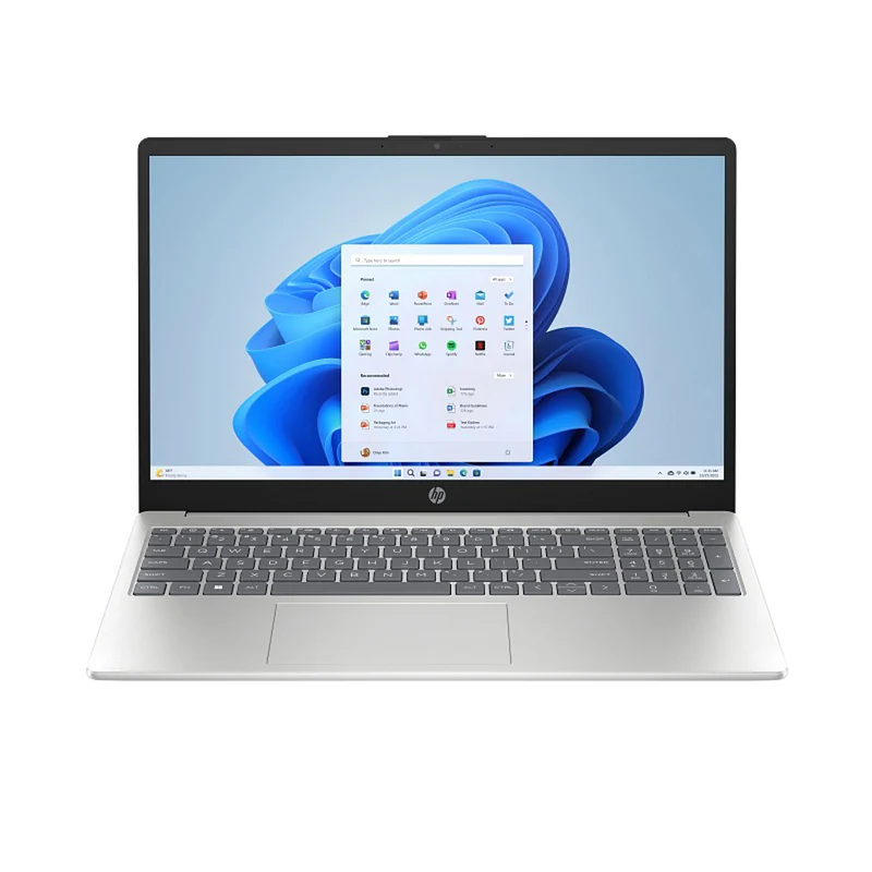 HP 15-FC0454AU Laptop (Natural Silver) | 15.6" FHD (1920x1080) | Ryzen 7 7730U | 16GB RAM | 512GB SSD | AMD Radeon Graphics | Windows 11 Home | MS Office Home 2024 + HP Prelude Topload Bag