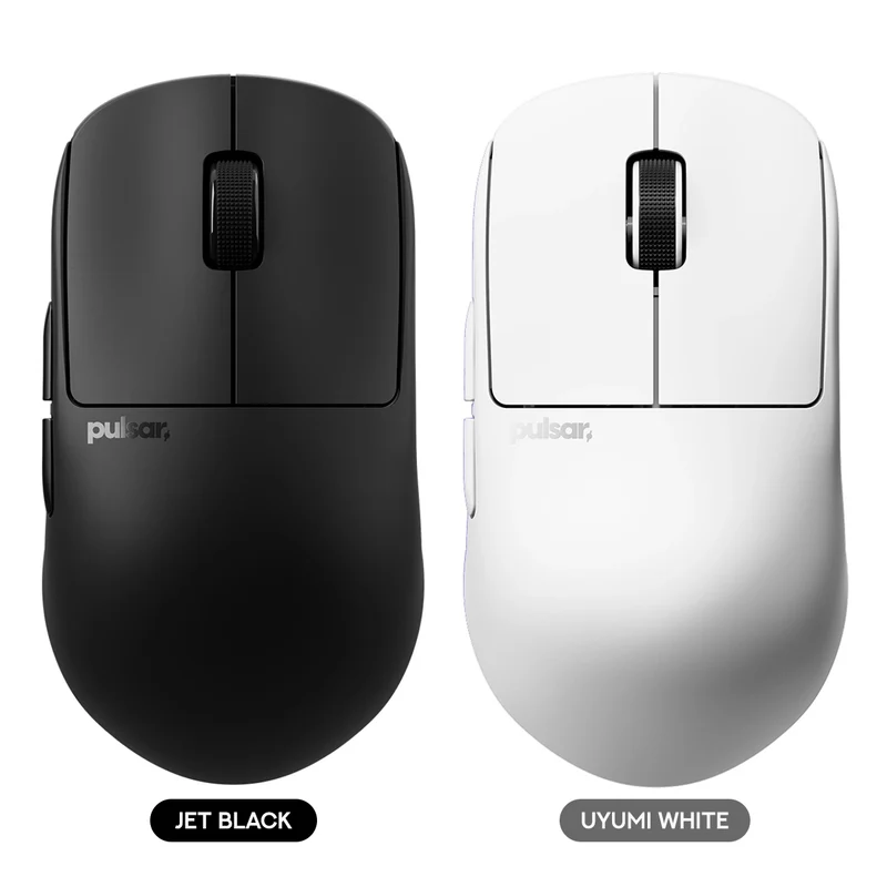 Pulsar X2H CrazyLight 8K Polling Rate eSports Gaming Mouse Size 1 (Jet Black, Uyuni White)