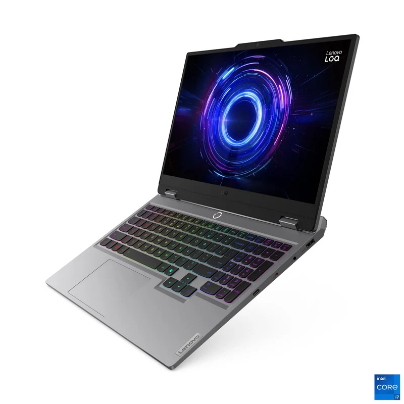 Lenovo LOQ 15IRX10 83JE00GBPH Gaming Laptop (Luna Grey) | 15.6" FHD (1920x1080) IPS 144Hz | Core i5-13450HX | 12GB RAM | 512GB SSD | RTX 5050 | Win 11 Home | MS Office Home 2024 + Lenovo Modern Gaming Backpack + A4Tech FK13M Fstyler Sleek Numeric Keypad