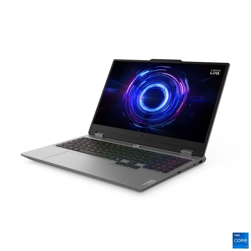Lenovo LOQ 15IRX10 83JE00GBPH Gaming Laptop (Luna Grey) | 15.6" FHD (1920x1080) IPS 144Hz | Core i5-13450HX | 12GB RAM | 512GB SSD | RTX 5050 | Win 11 Home | MS Office Home 2024 + Lenovo Modern Gaming Backpack + A4Tech FK13M Fstyler Sleek Numeric Keypad