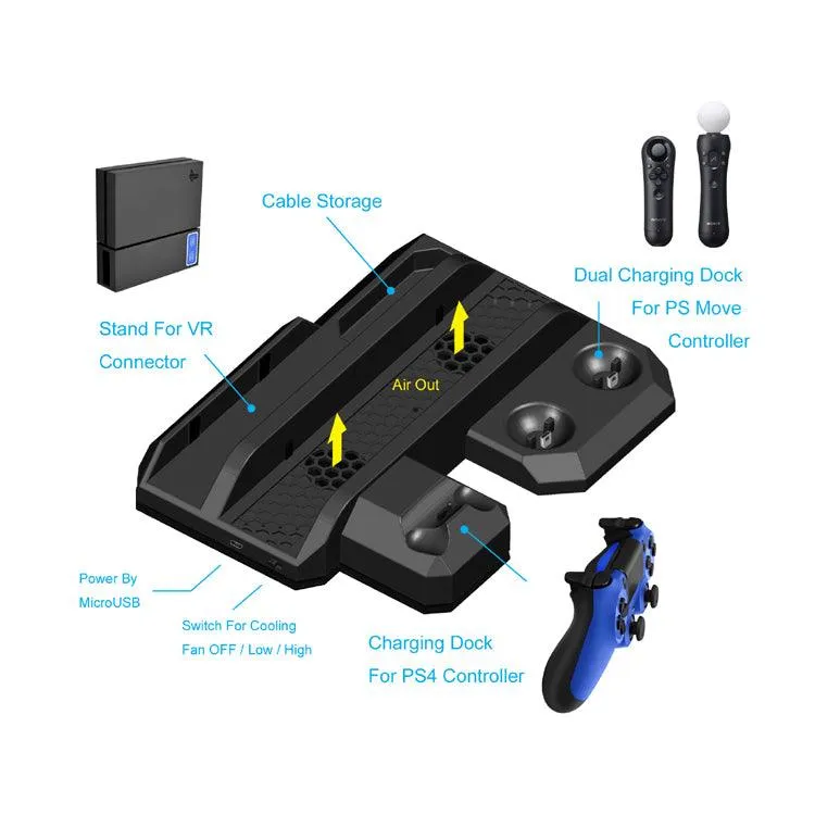 Dobe PS4/VR Multi-Function Host the Base TP4-888