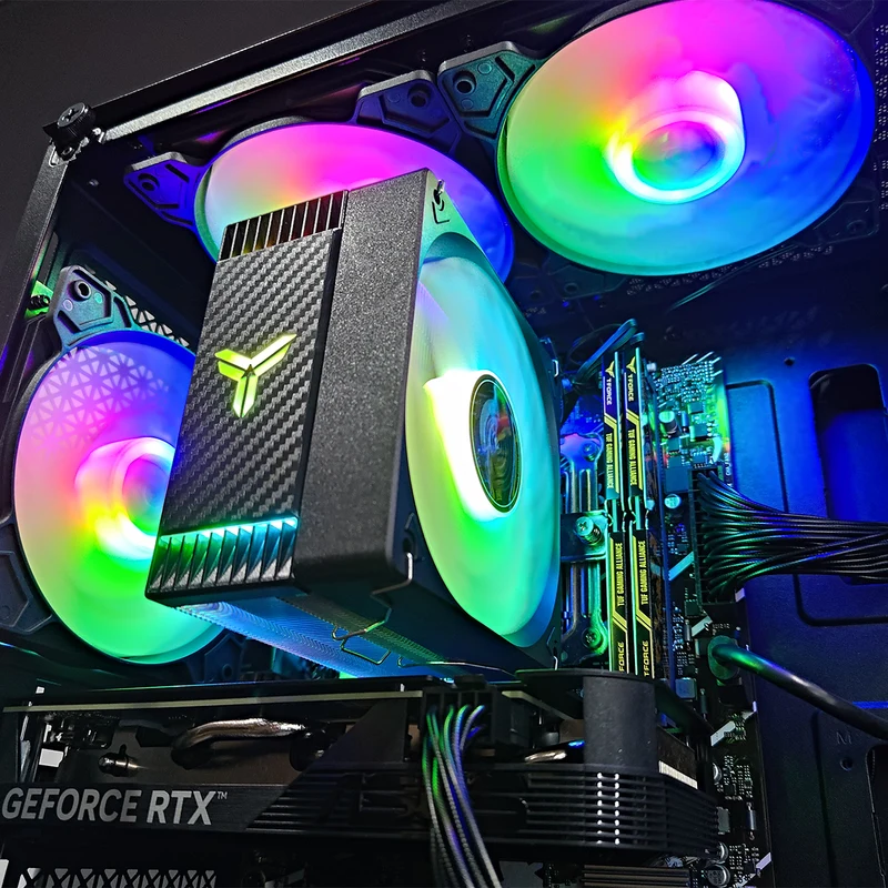 Alpha Reyna Black Desktop Gaming PC | Intel i5 12400F | 16GB RAM | 512GB SSD | RTX 4060 OC | Windows 11 Pro