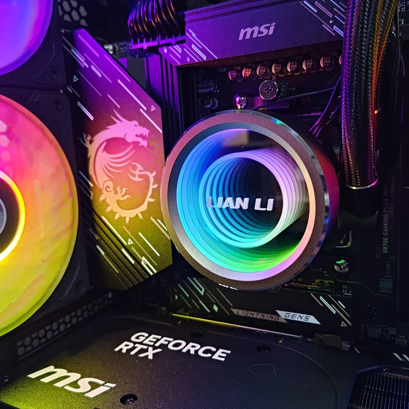 Ultra O11 Vision Black Desktop Gaming PC | AMD Ryzen 7 9800X3D | 64GB RAM | 2TB SSD | RTX 5080 OC | Windows 11 Pro