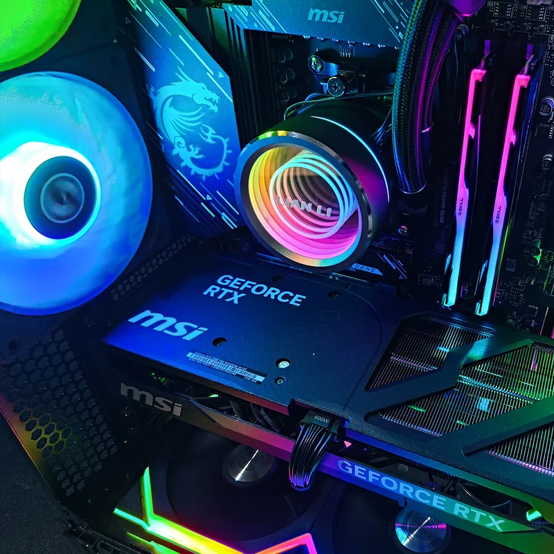 Ultra O11 Vision Black Desktop Gaming PC | AMD Ryzen 7 9800X3D | 64GB RAM | 2TB SSD | RTX 5080 OC | Windows 11 Pro
