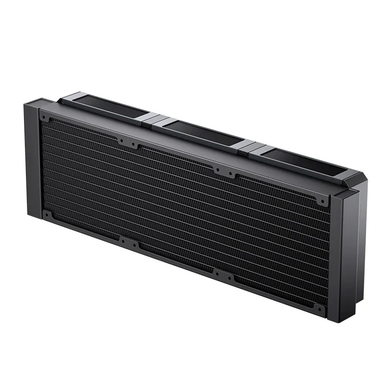Jonsbo TF3-360SC 360MM AIO Liquid CPU Cooler w/ 3 x 3.38" Fan LCD Displays & 3.5" Pump Block LCD Display (Black, White)