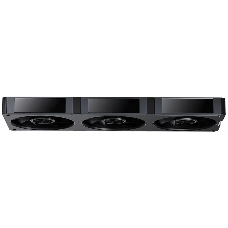 Jonsbo TF3-360SC 360MM AIO Liquid CPU Cooler w/ 3 x 3.38" Fan LCD Displays & 3.5" Pump Block LCD Display (Black, White)