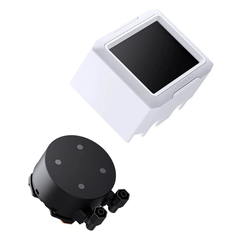 Jonsbo TF3-360SC 360MM AIO Liquid CPU Cooler w/ 3 x 3.38" Fan LCD Displays & 3.5" Pump Block LCD Display (Black, White)