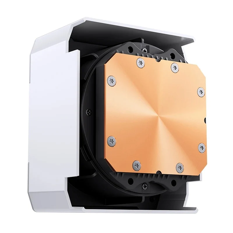 Jonsbo TF3-360SC 360MM AIO Liquid CPU Cooler w/ 3 x 3.38" Fan LCD Displays & 3.5" Pump Block LCD Display (Black, White)