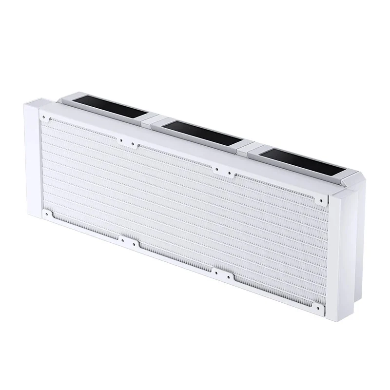 Jonsbo TF3-360SC 360MM AIO Liquid CPU Cooler w/ 3 x 3.38" Fan LCD Displays & 3.5" Pump Block LCD Display (Black, White)