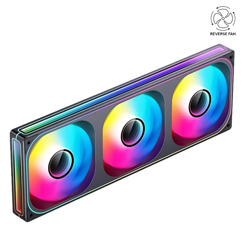 Jonsbo ZB-360BR 360mm ARGB Infinity Mirror Series Fan (Black)