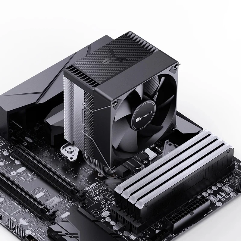 Jonsbo CR-1400 EVO Silent Series 90MM Single-Tower CPU Cooler (Black)