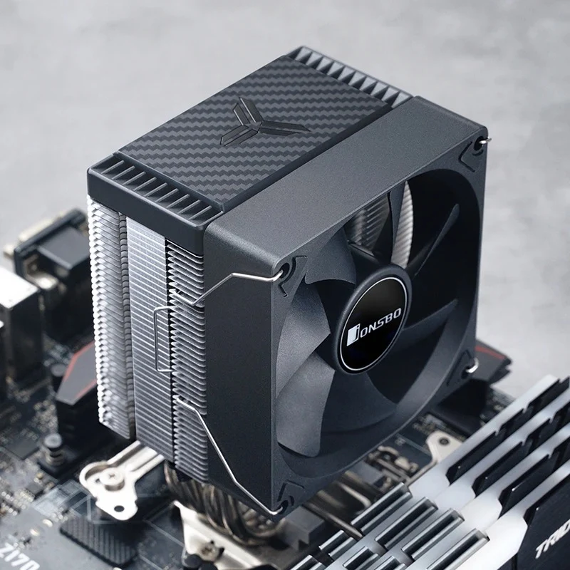 Jonsbo CR-1400 EVO Silent Series 90MM Single-Tower CPU Cooler (Black)