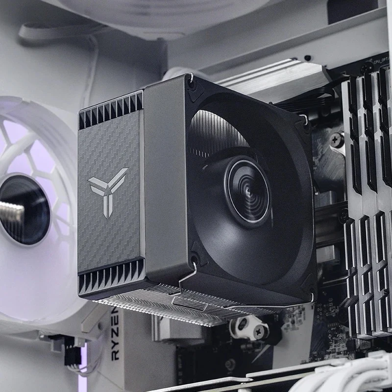 Jonsbo CR-1400 EVO Silent Series 90MM Single-Tower CPU Cooler (Black)