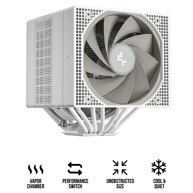 DeepCool Assassin VC Elite WH Vapor Chamber CPU Air Cooler (White) (R-ASN4-WHNVNN-GJD)