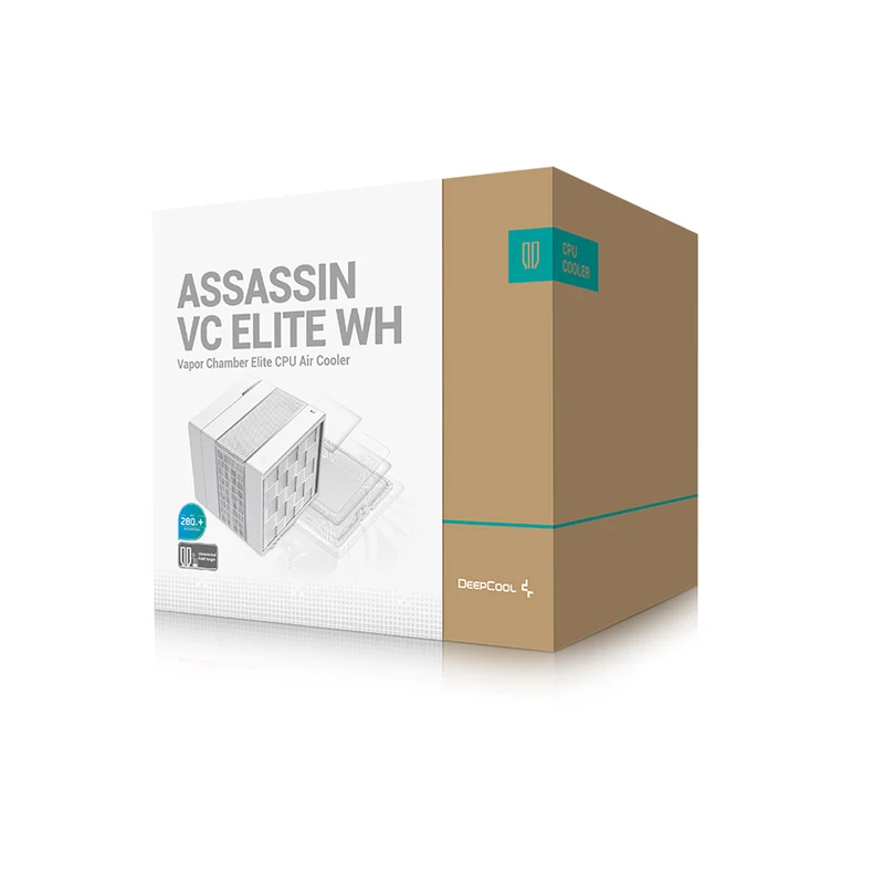 DeepCool Assassin VC Elite WH Vapor Chamber CPU Air Cooler (White) (R-ASN4-WHNVNN-GJD)