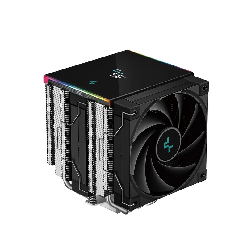 DeepCool AK620 Digital SE Performance CPU Cooler with a Status Display (Black, White)