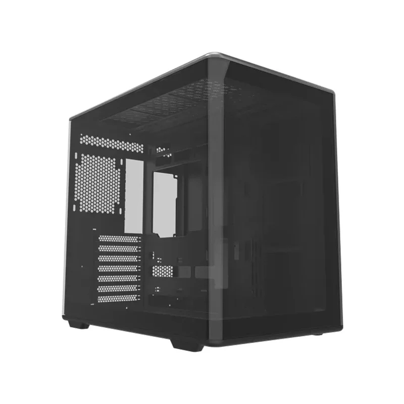 Cooler Master Elite 600 TG ATX Mid-Tower PC Case with USB-C Port (Black) (E600-KGNN-S00)