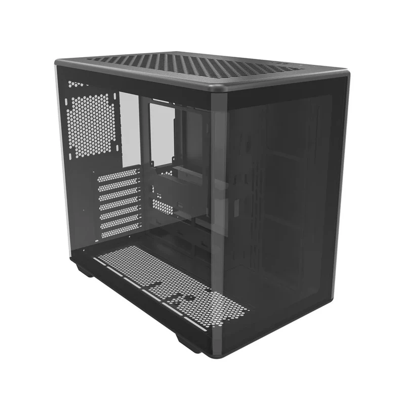 Cooler Master Elite 600 TG ATX Mid-Tower PC Case with USB-C Port (Black) (E600-KGNN-S00)