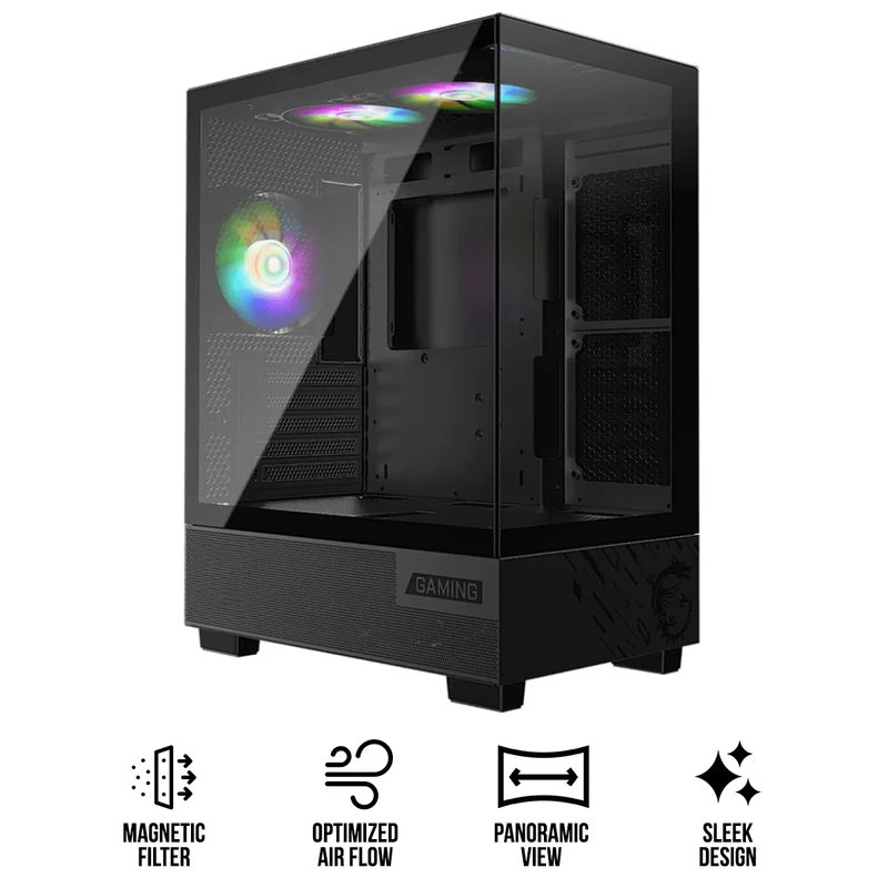 MSI PAG PANO M110A Mid Tower PC Case (Black)