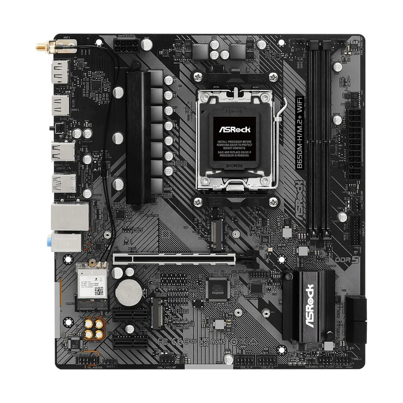 ASRock B650M-H/M.2+ WiFi DDR5 AMD Motherboard