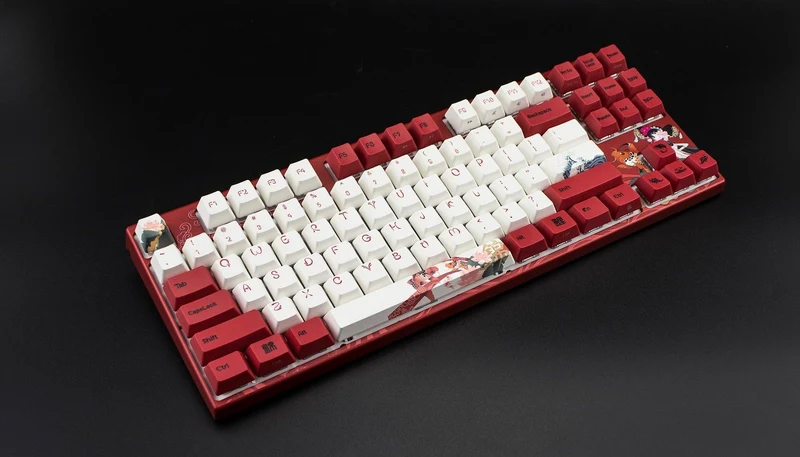Varmilo VEM87 Koi Mechanical Keyboard (Varmilo EC Rose V2) (A33A039B0A3A01A034)