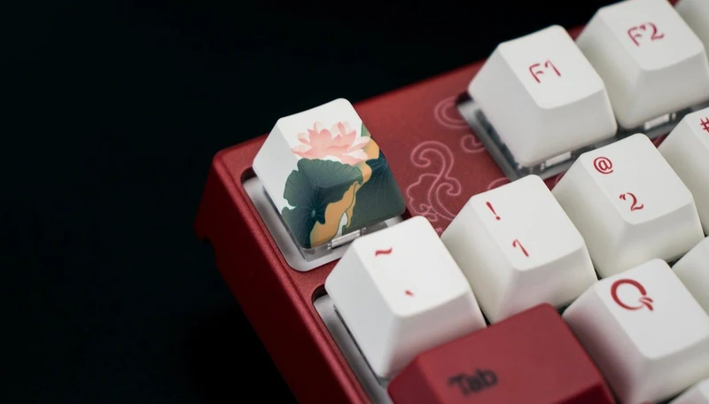 Varmilo VEM87 Koi Mechanical Keyboard (Varmilo EC Rose V2) (A33A039B0A3A01A034)
