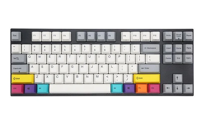 Varmilo VEM87 CMYK Mechanical Keyboard (Varmilo EC ROSE V2) (A33A024B0A3A01A007)