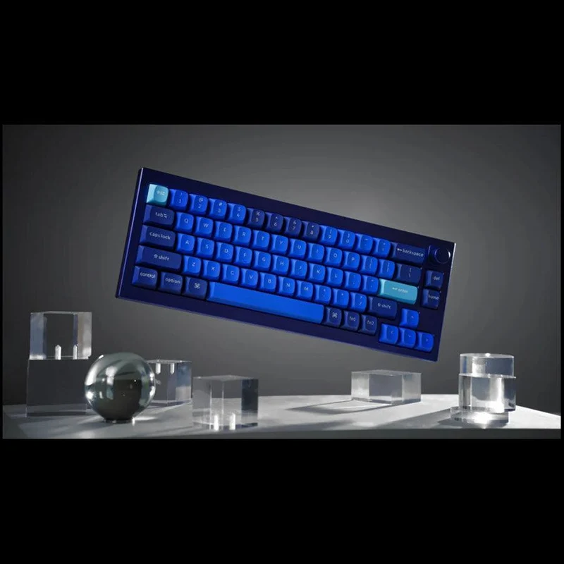 Keychron Q2 QMK Custom Mechanical Fully Assembled Navy Blue Keyboard (Gateron G Pro Brown Switch) (Q2J3)