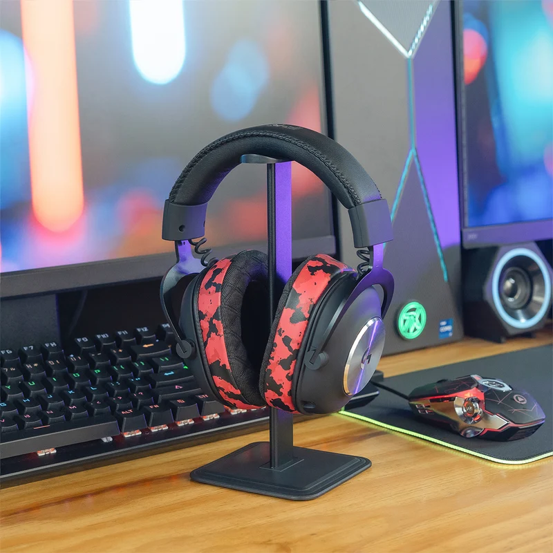 Wicked Cushions WC FreeZe G Pro X - Cooling Gel Earpads For Logitech G Pro X (90s Black, Black Camo, Black, Red Camo, Speed Racer)