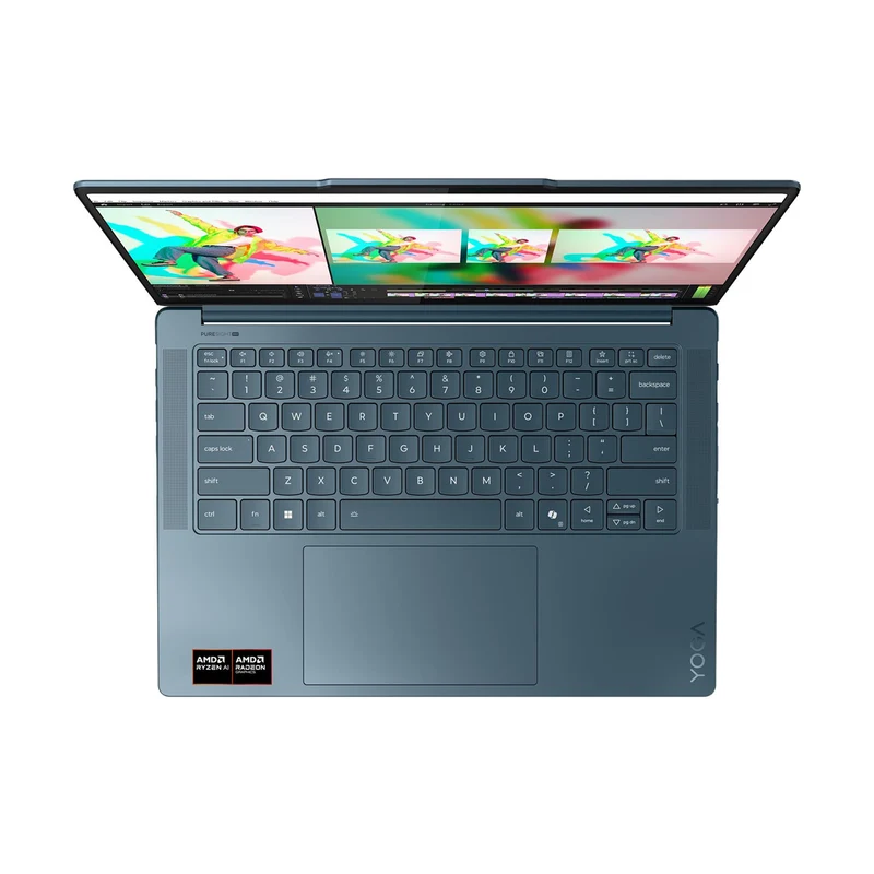 Lenovo Yoga Pro 7 14AKP10 83KG001NPH Copilot+ PC Laptop (Tidal Teal) | 14.5" 3K (2944x1840) OLED | Ryzen AI 7 350 | 32GB RAM | 1TB SSD | AMD Radeon 860M Graphics | Windows 11 Home | MS Office Home 2024 + MS 365 Basic + Yoga Sleeve