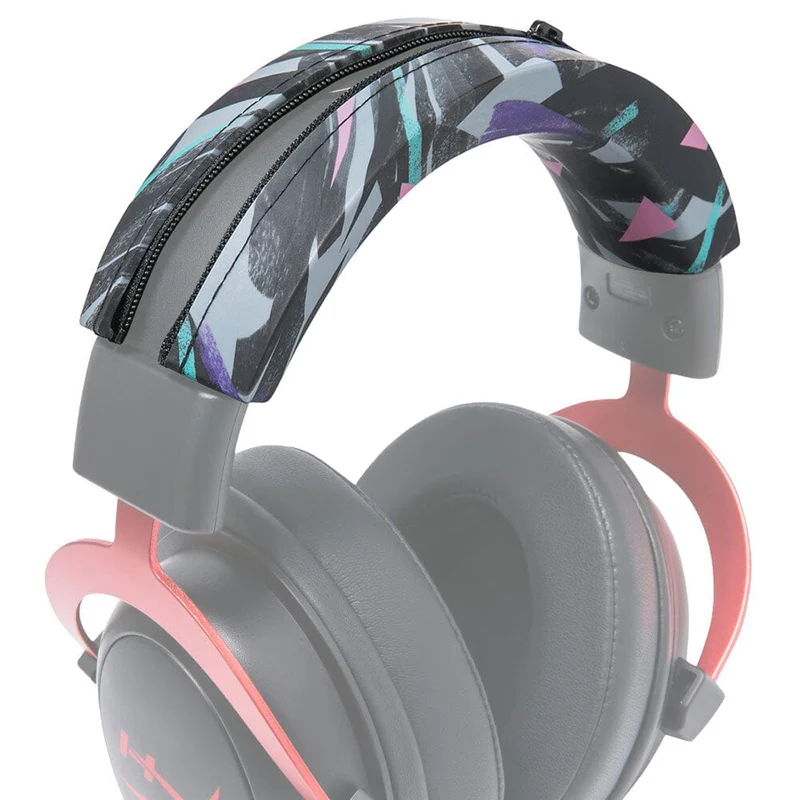 Wicked Cushions WC BandZ HyperX Headband Cover for HyperX Cloud Headphone (90s Black, Black Camo, Red Camo, Speed Racer, Black)
