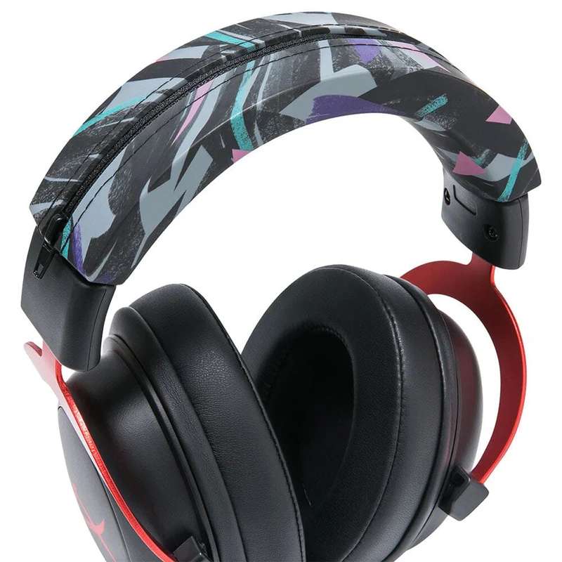 Wicked Cushions WC BandZ HyperX Headband Cover for HyperX Cloud Headphone (90s Black, Black Camo, Red Camo, Speed Racer, Black)