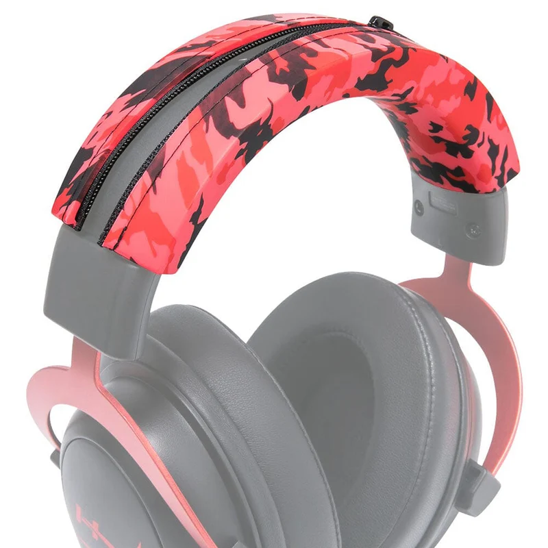 Wicked Cushions WC BandZ HyperX Headband Cover for HyperX Cloud Headphone (90s Black, Black Camo, Red Camo, Speed Racer, Black)