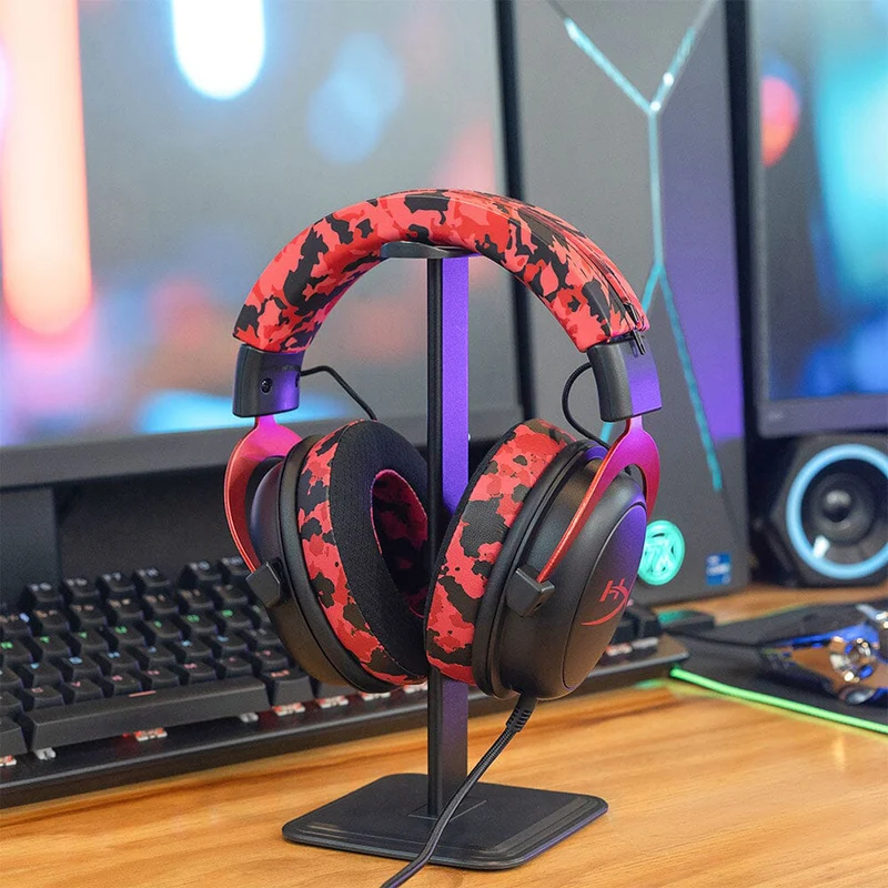 Wicked Cushions WC BandZ HyperX Headband Cover for HyperX Cloud Headphone (90s Black, Black Camo, Red Camo, Speed Racer, Black)