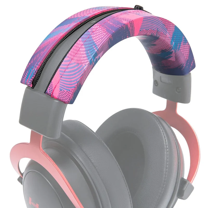 Wicked Cushions WC BandZ HyperX Headband Cover for HyperX Cloud Headphone (90s Black, Black Camo, Red Camo, Speed Racer, Black)