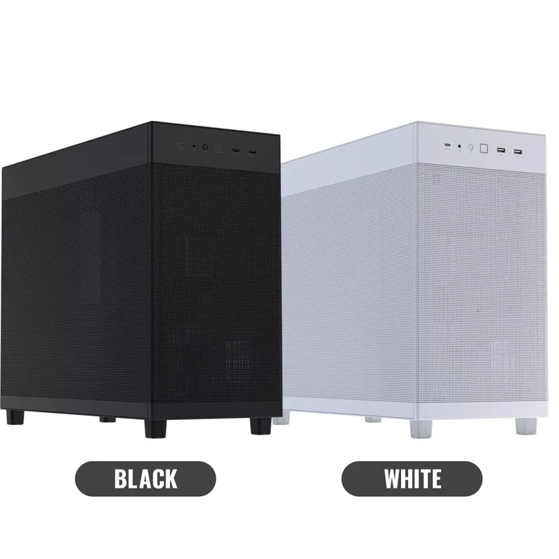 Asus Prime AP303 Mesh Panel ATX PC Case (Black, White)