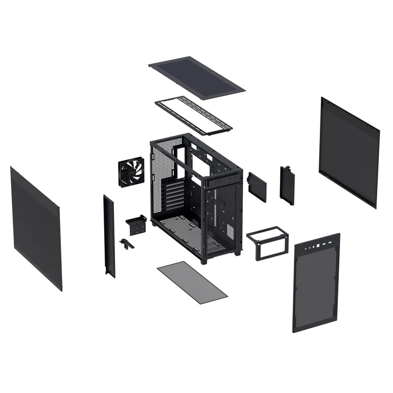 Asus Prime AP303 Mesh Panel ATX PC Case (Black, White)